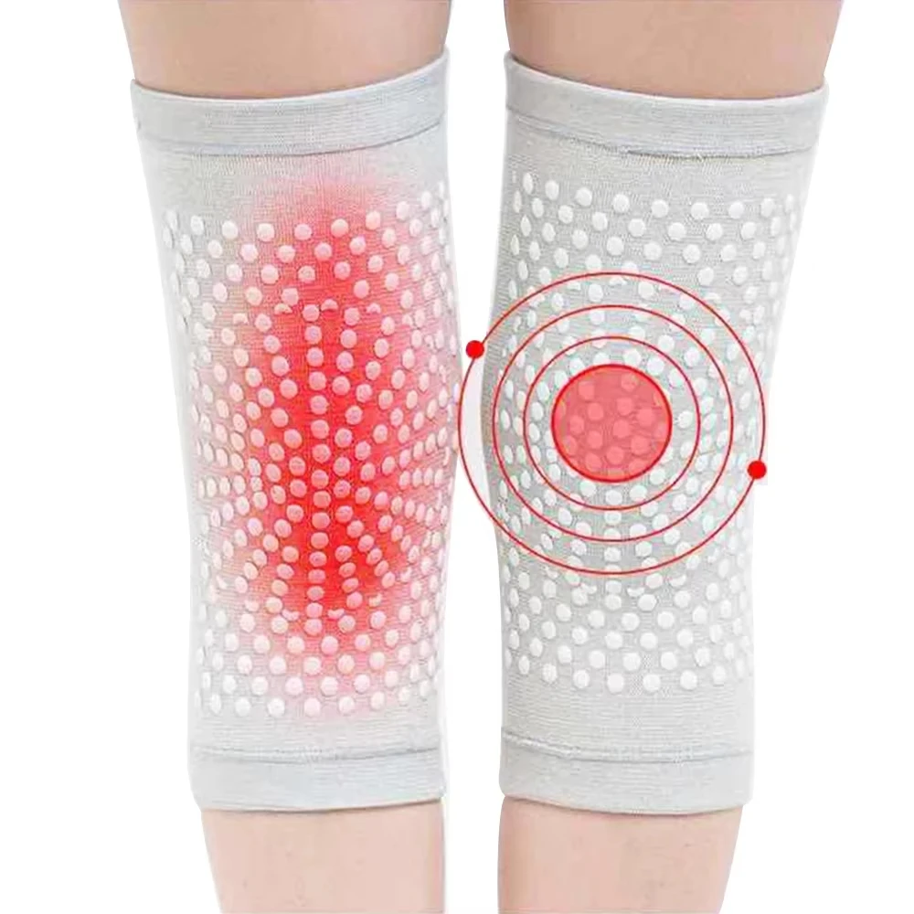 

1 Pair Knee Pads Knee Braces For Arthritis Self Heating Support Knee Pad Pain Injury Elastic Bandage For Joints Knee Massager