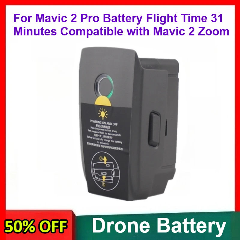 

High-Capacity 3850mAh Intelligent Flight Battery for Mavic 2 Pro Battery Flight Time 31 Minutes Compatible with Mavic 2 Zoom
