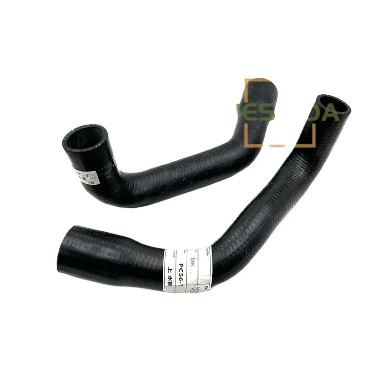 

For Komatsu PC56-7 upper and lower water pipes engine water tank radiator water tank, rubber water pipe excavator accessories