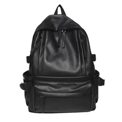 Leather Backpack for Men 14 inch Laptop Backpack Travel Daypack with USB Port Water Resistant Leather Business Backpack mochilas