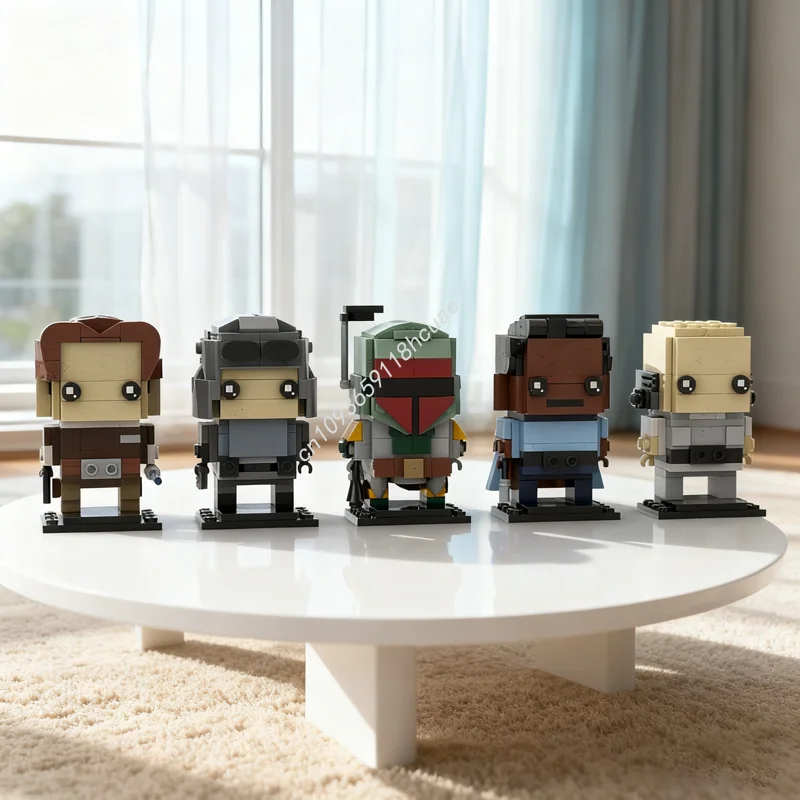 

613 шт. MOC Empire Strikes Back Brickheadz модель строительные блоки игрушки архитектура DIY образование рождественские подарки дети день рождения