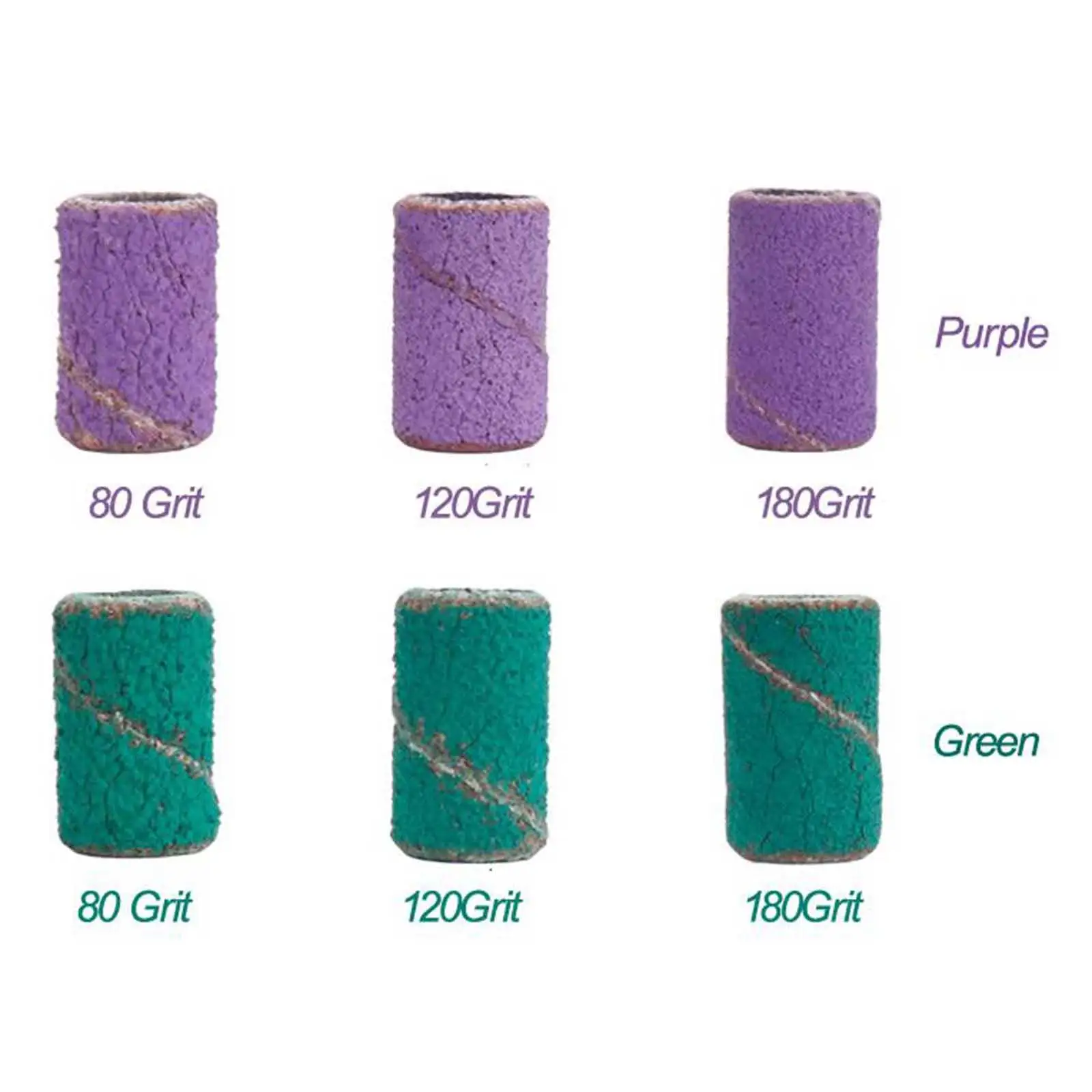 Sanding Bands 100pcs 6mm Electric Nail Removal Manicure Tool for Gel Nail Polish Acrylic Cuticle Care Supplies