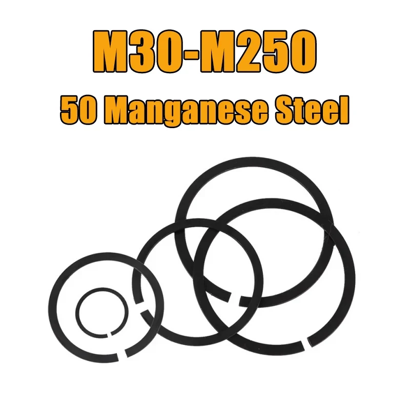 ISO464 DIN5417 Snap Ring M30 to M250 Air Compressor Piston Ring Pneumatic Accessories For 2 Stroke Garden Tools