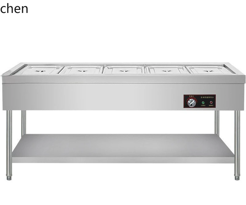 a3 Stainless Steel Electric Heating Tabletop Insulation Food Stall Insulation Fast Food Cart Stall Constant Temperature Table