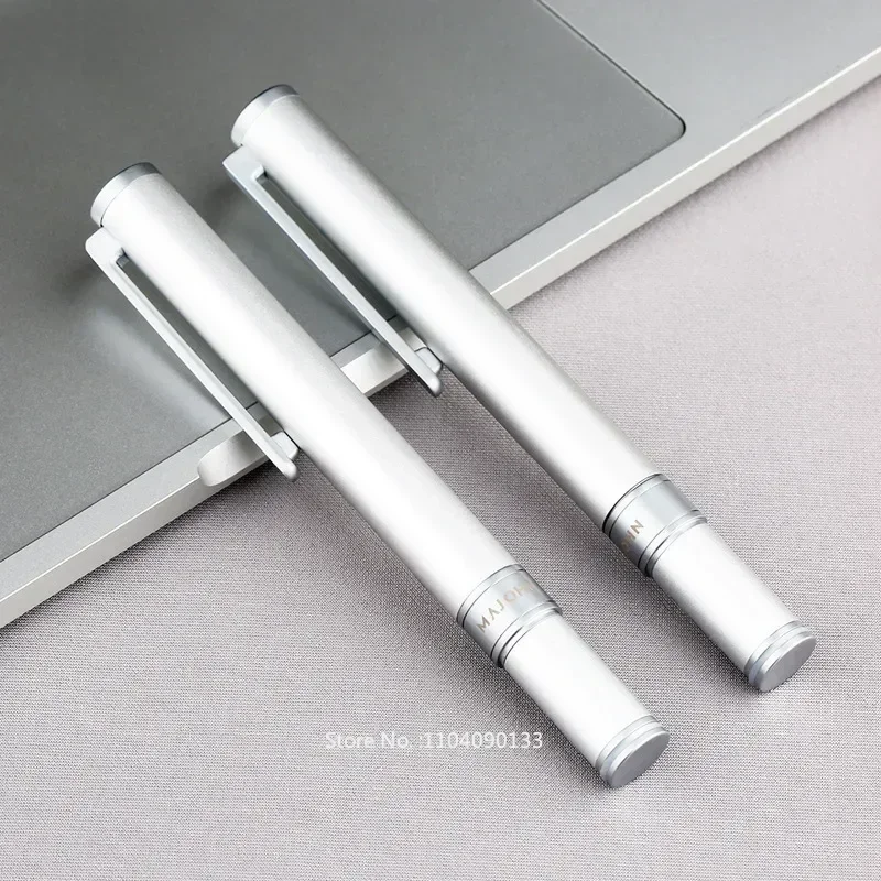 Hot MAJOHN Final Craftsman N1 Aluminum Alloy Short Pen Portable Fine Pointed Adult Student Male Female Writing Practice Ink Tank