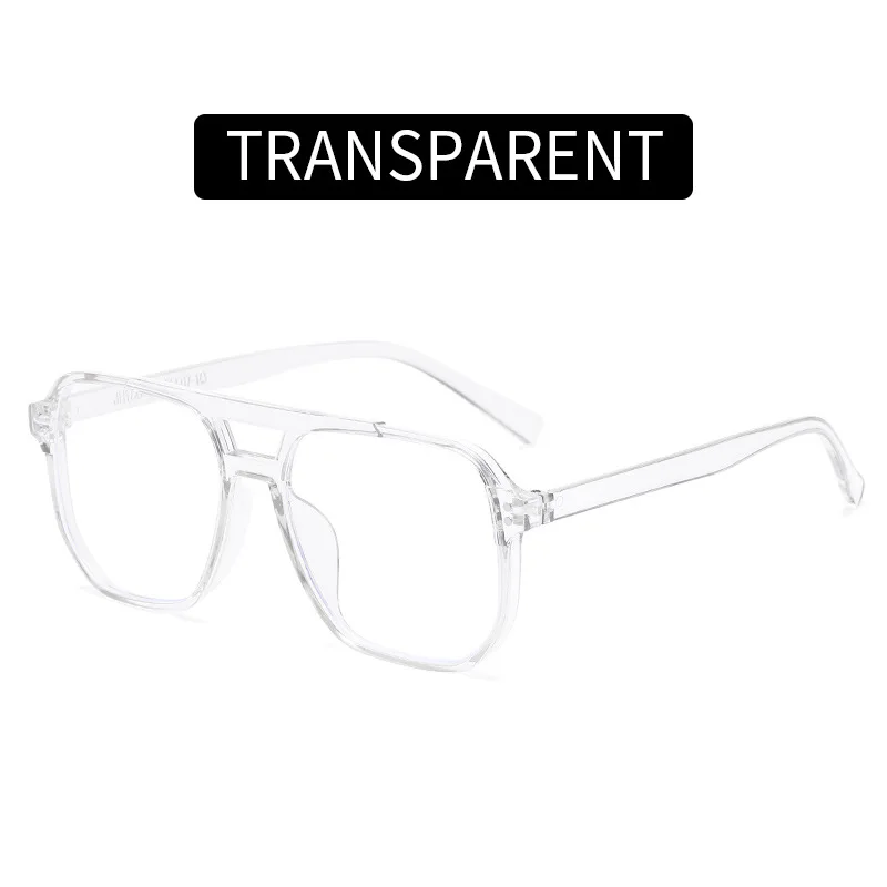 Lunettes carrées Anti-lumière bleue pour hommes et femmes, monture transparente pour ordinateur, verres optiques