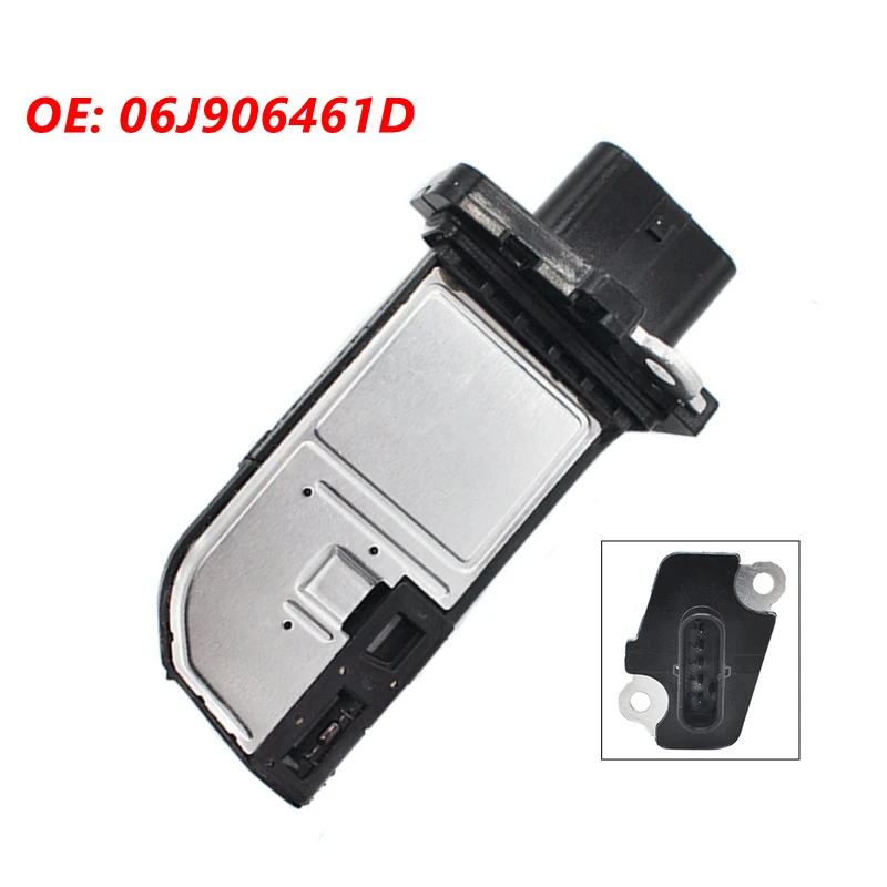 06J906461D Mass Air Flow Meter Sensor MAF For VW Jetta Golf Passat Audi A3 A4 A5 A6 Q3 AFH60-37 95860612510