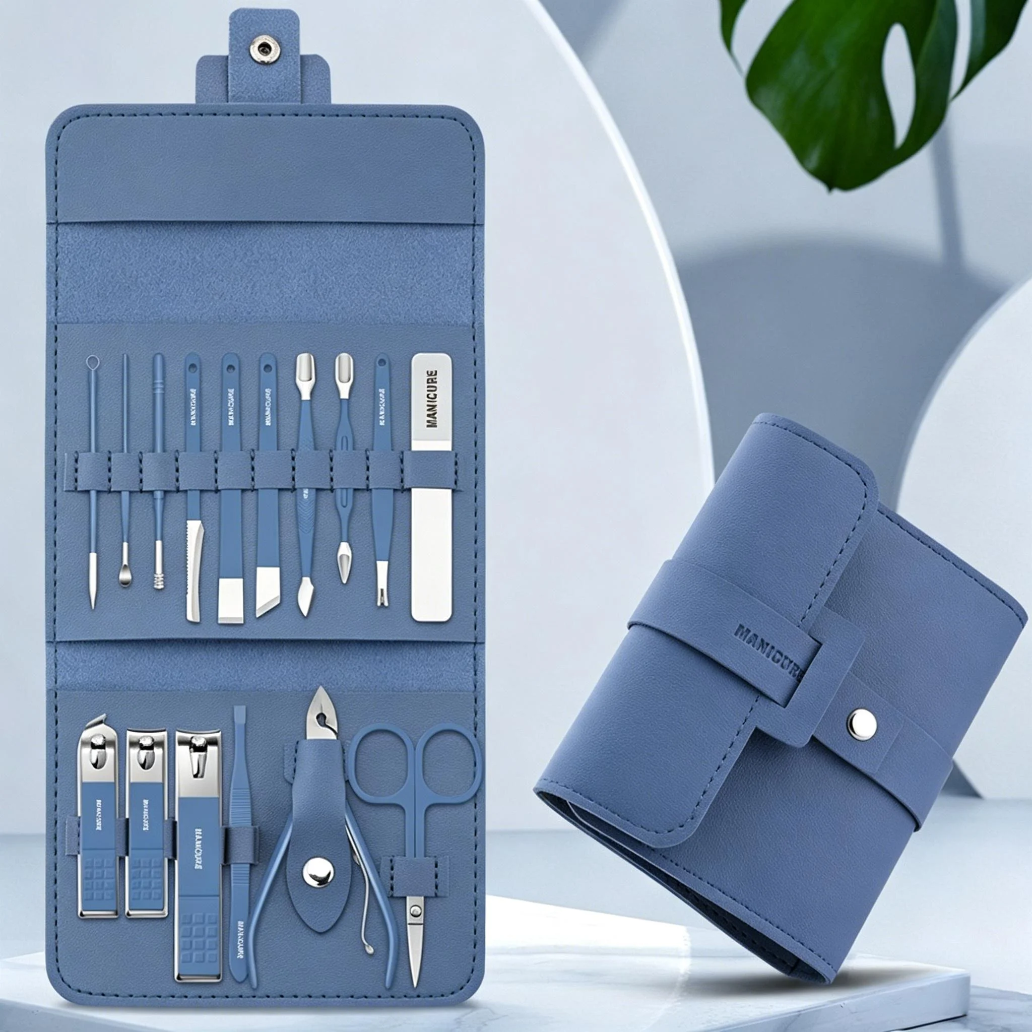 

Manicure Set 16 in 1 Nail Clipper Set Nail Kit for Women Men Stainless Steel Manicure Kit Professional with Travel Case