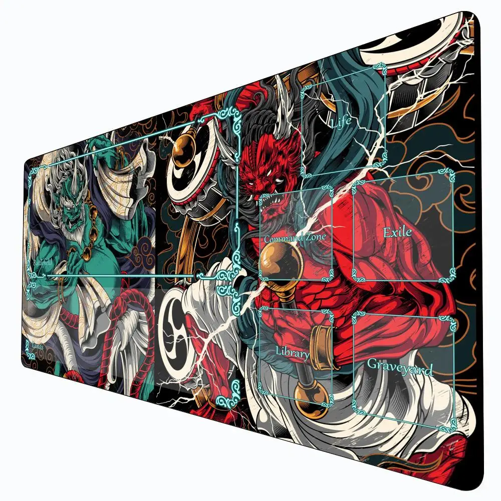 

Игровой коврик для мыши, игровой коврик с изображением фэнтези, игровой коврик для микропада, дуэльные коврики, карты для начинающих, игровой коврик Commander, 14*24 дюйма
