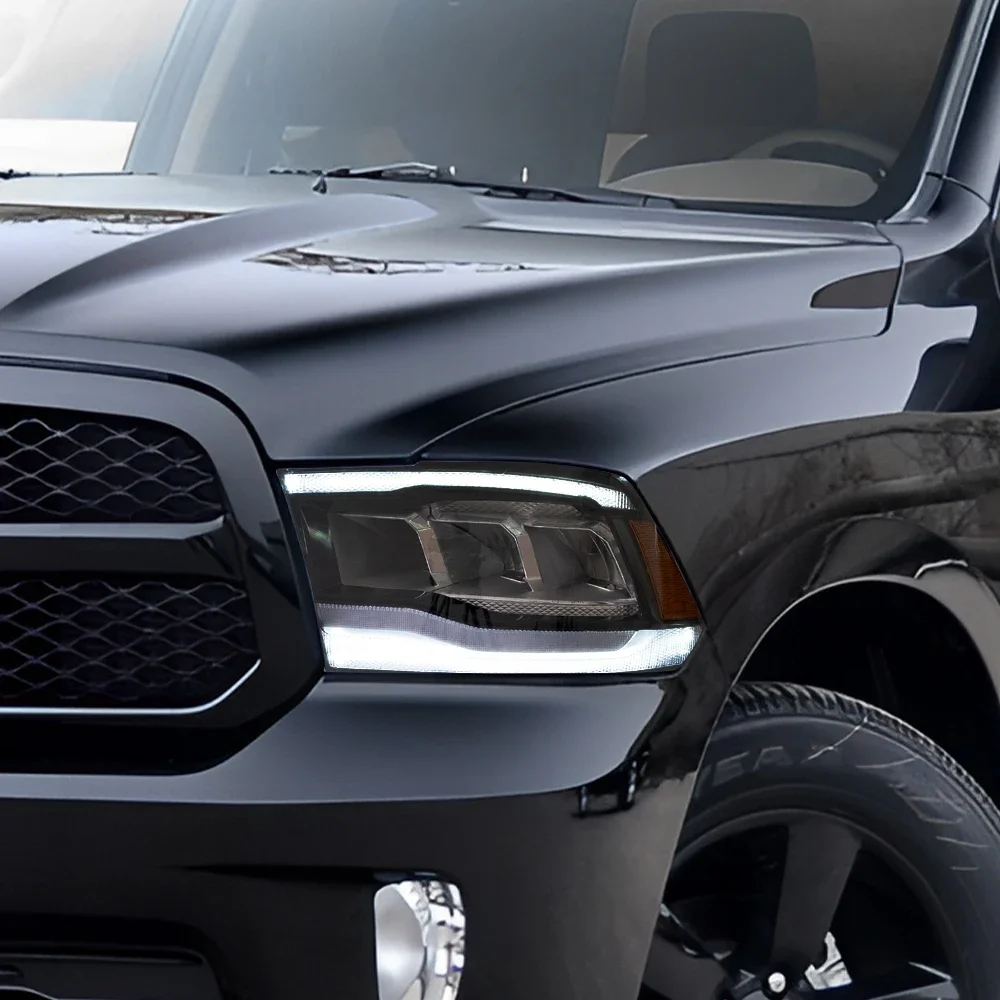 Car Front Lamps for Dodge 2009-2018 RAM 1500 2500 3500 Auto LED Headlights Assembly Upgrade Projector Lens Accessories