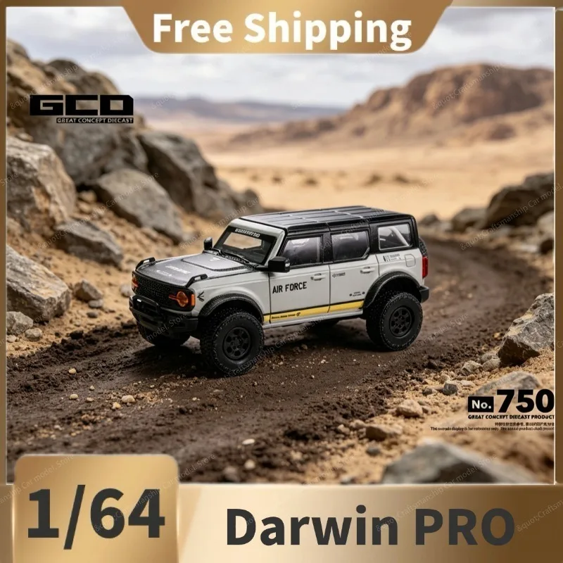 (In Stock)New product,GCD DarwinPRO Battle‑Grey 1:64 Diecast Alloy Collectible Car Model