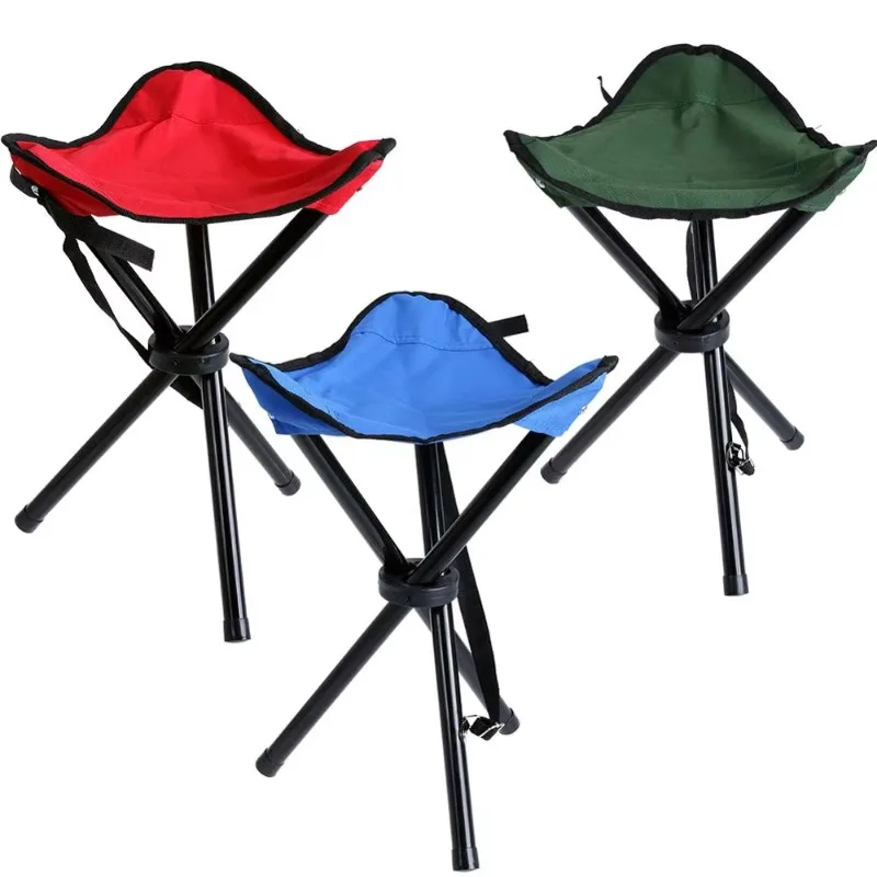 

YTYIN Outdoor Camping Portable Seat Fishing Folding Tripod Stool Beach Chair