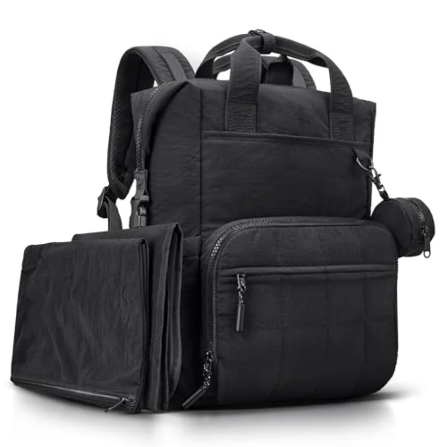 

Diaper Bag Backpack Lightweight Baby Diaper Bags Travel Large Diaper Bag with Changing Station Diaper Backpack for Boys Girls N