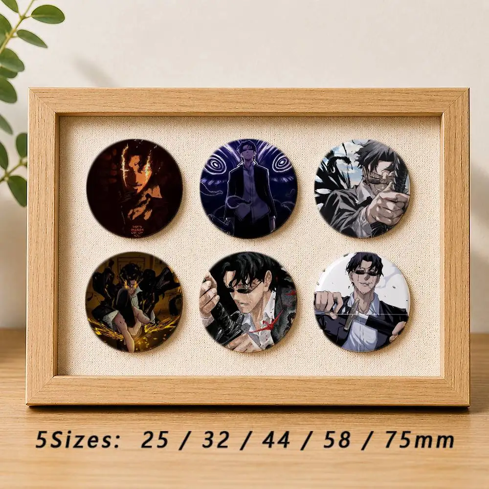 

K-Kagurabachi S-Seiichi S-Samura Badges Creative Tinplate Button Pins Brooch Badge Clothes Backpack Gifts for Kids
