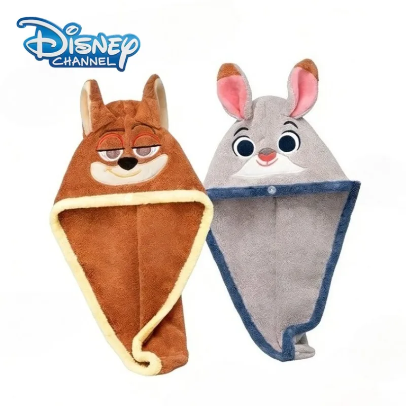 

Disney Hair-drying Cap Zootopia Judy Nick Cartoon Cute Absorbent Thick Soft Quickly Wiping Hair Dry Hair Cap Couple Towel Gift