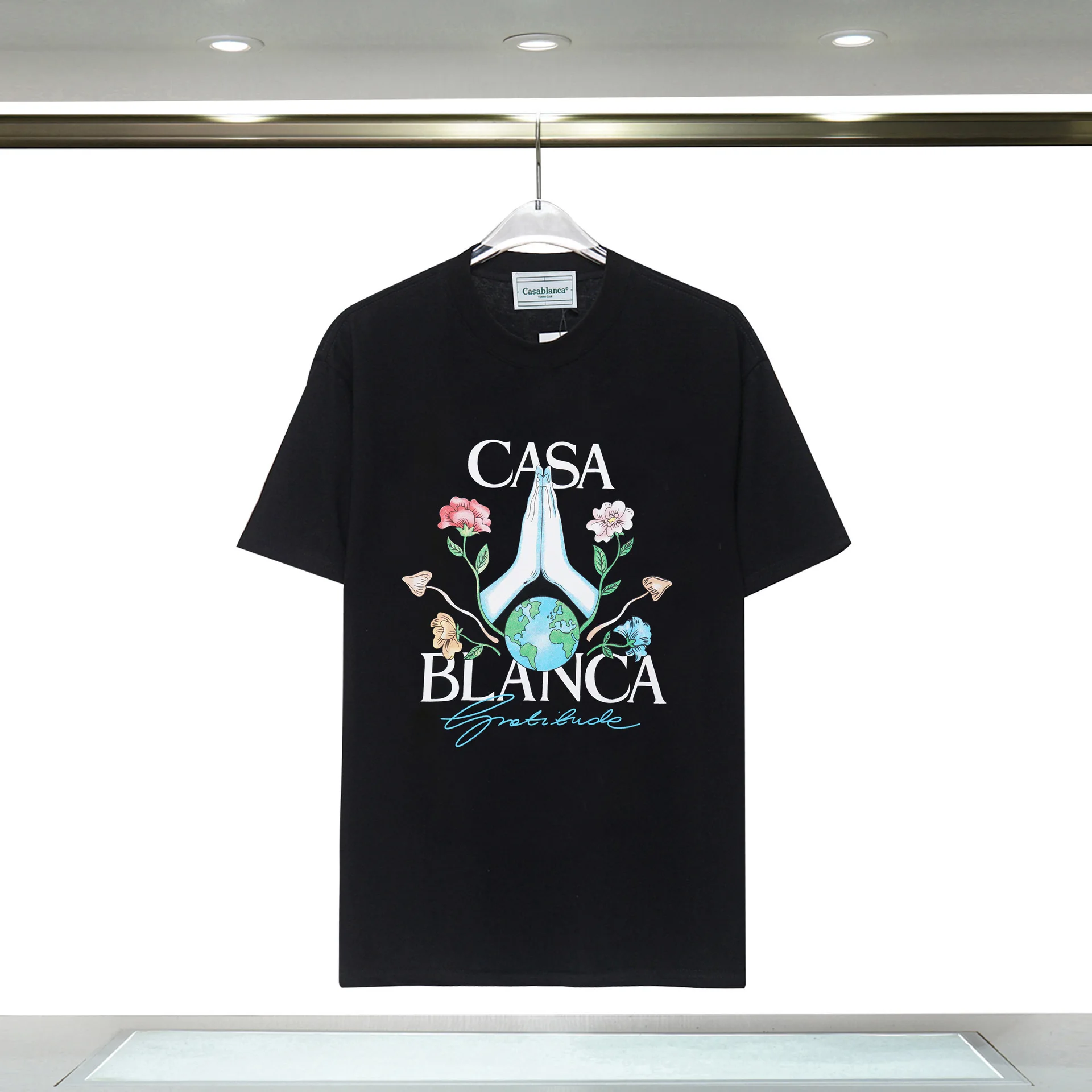 Homem e mulher camiseta em algodão, moda, casual, manga curta, impressão, novo design de verão