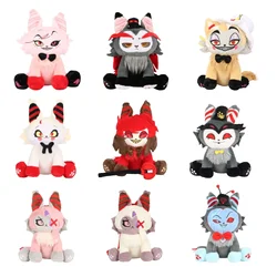 30cm Stuffed Anime Hotel Hell Helluva Boss Kawaii Stolas Blitzo Fizza Figure Model Plush Toys for Kids Adult Cartoon Doll Gift