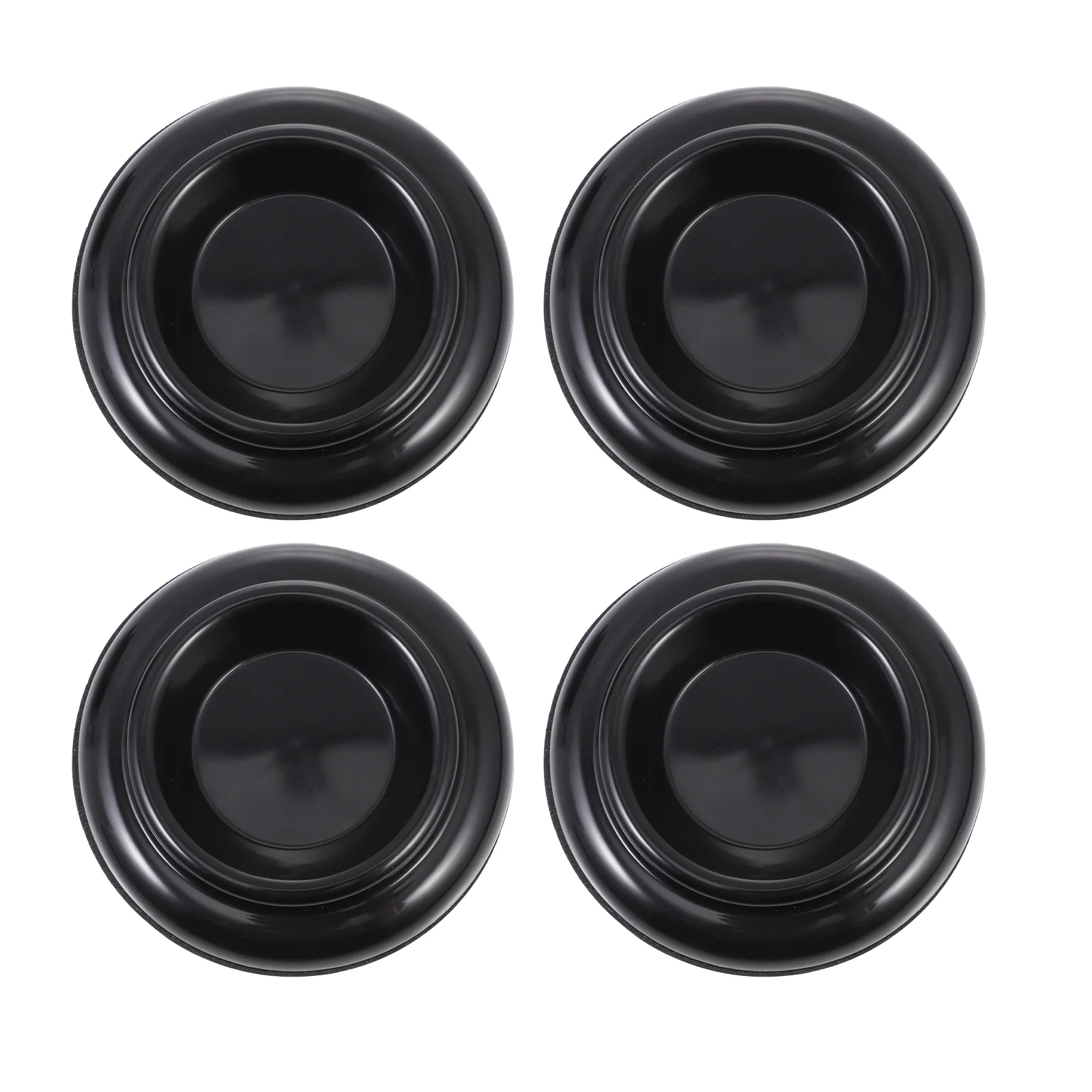 4 Pcs Piano Mat Coasters Pad Caster Cups Sound Insulation Mats Floor Protector Triangle