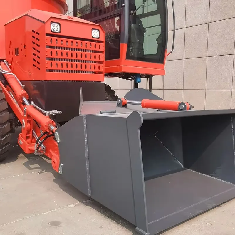 Self Loading Concrete Mixer Truck 3.5m3 Mobile Automatic Feeding Concrete Mixer Equipment YG