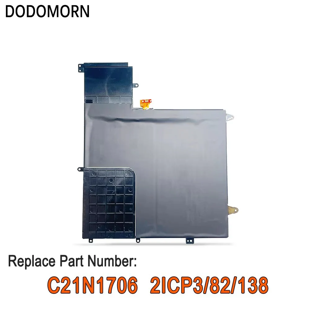 DODOMORN  Laptop Battery For Asus UX370F UX370UA-0061A7500U UX370UA-C4058T Rechargeable Li-Polymer 2ICP3/82/138