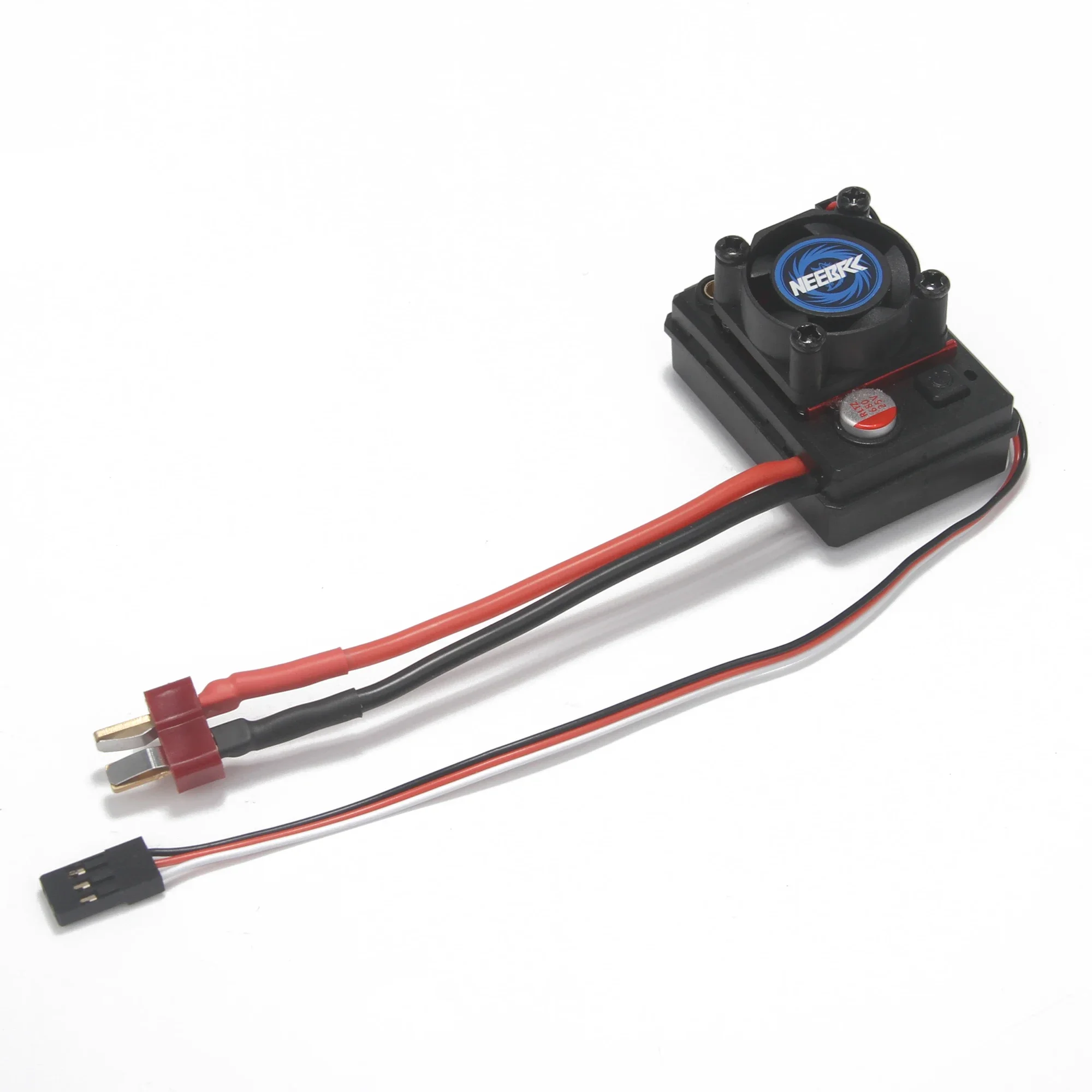 NEEBRC 45A 2-3S Waterproof Brushless ESC with Cooling Fan Electronic Speed Controller for RC Car SCY MJX WLtoys Upgrade Parts