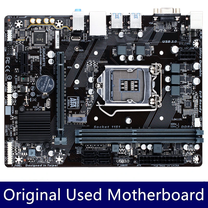 Gigabyte GA-B150M-WIND B150M-WIND  Desktop Motherboard B150 B150M WIND LGA 1151 DDR4 Mainboard