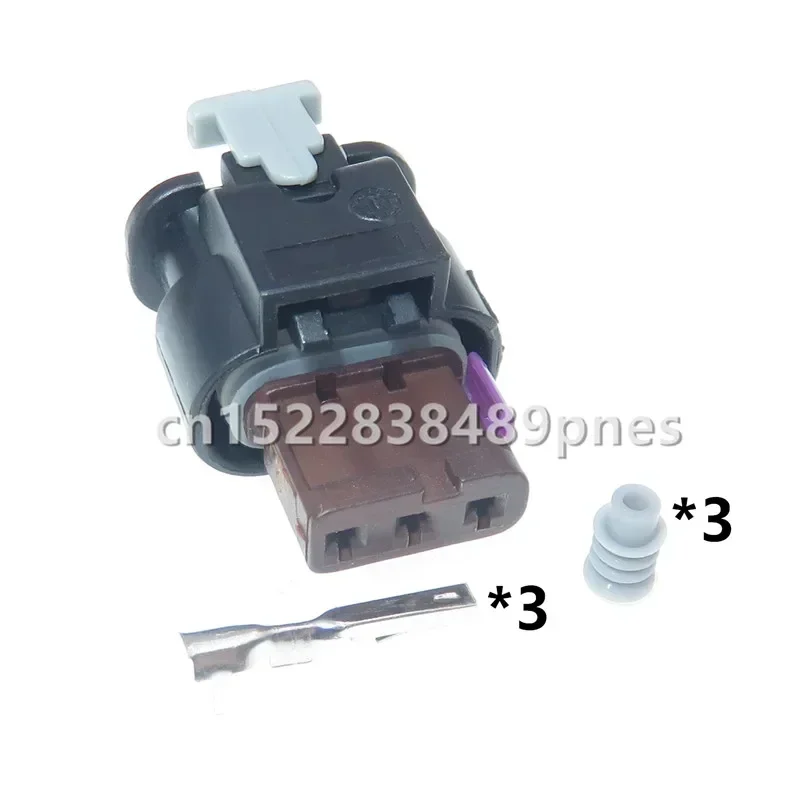 3 Pole 4F0973703A Automotive Reversing Radar Connector Electric Wiring Harness Plug 4F0 973 703 A For VW Audi Land Rover