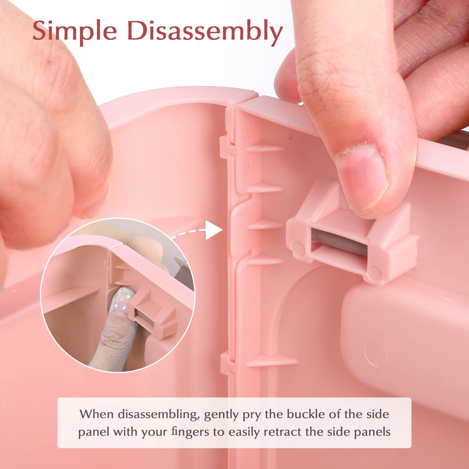 

2 pcs Thick Material Foldable Bins For For Home Organization Storage Boxes Clothes Books Storage Bin Multi-Use Container