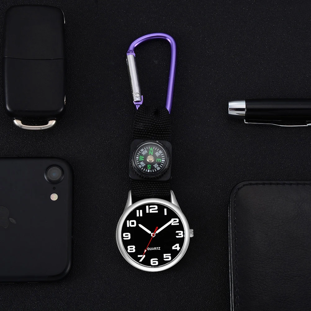 

Purple Nurse Pocket Medical Style Portable Hanging For Doctors Nurses Unisex Clothing Decoration Gift Nurse Watch Brooch Pocket