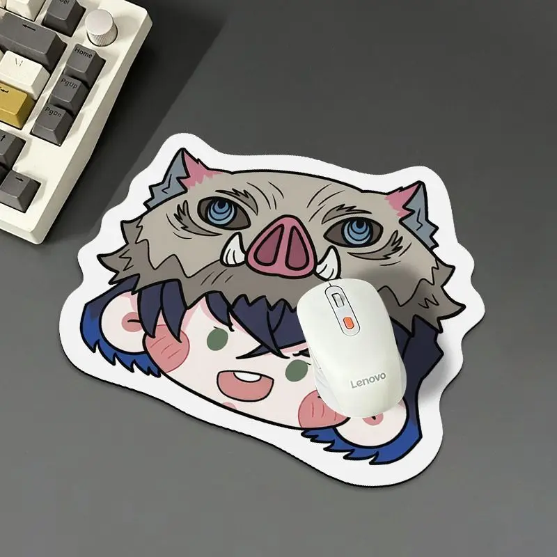 Tapis de souris périphérique Demon Slayer Agatsuma Zenitsu, boue de diatomée épaisse, décoration de bureau, figurine Ins, dessin animé, offre spéciale