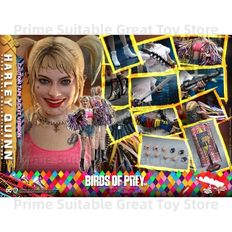 【In Stock】Original HT 1/6 MMS566 Suicide Squad Harley Quinn Fringed Color-Striped Outfit Version Gift&Collection