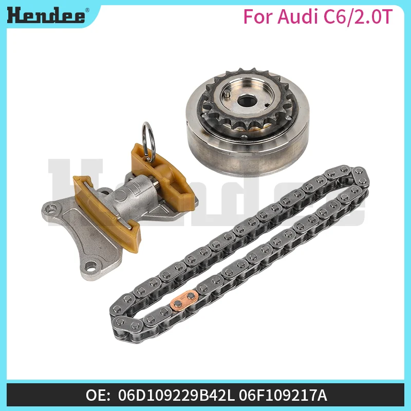 For Audi C6/2.0T Timing Chain Kit,3 Piece Set High-quality Automotive Parts OE：06D109229B42L,06F109217A