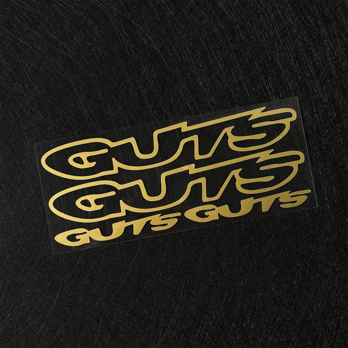 2PCS GUTS Gothic Graffiti Reflective Vinyl Stickers, Waterproof Scratch‑Resistant Decals for Car Motorcycle Truck Decor