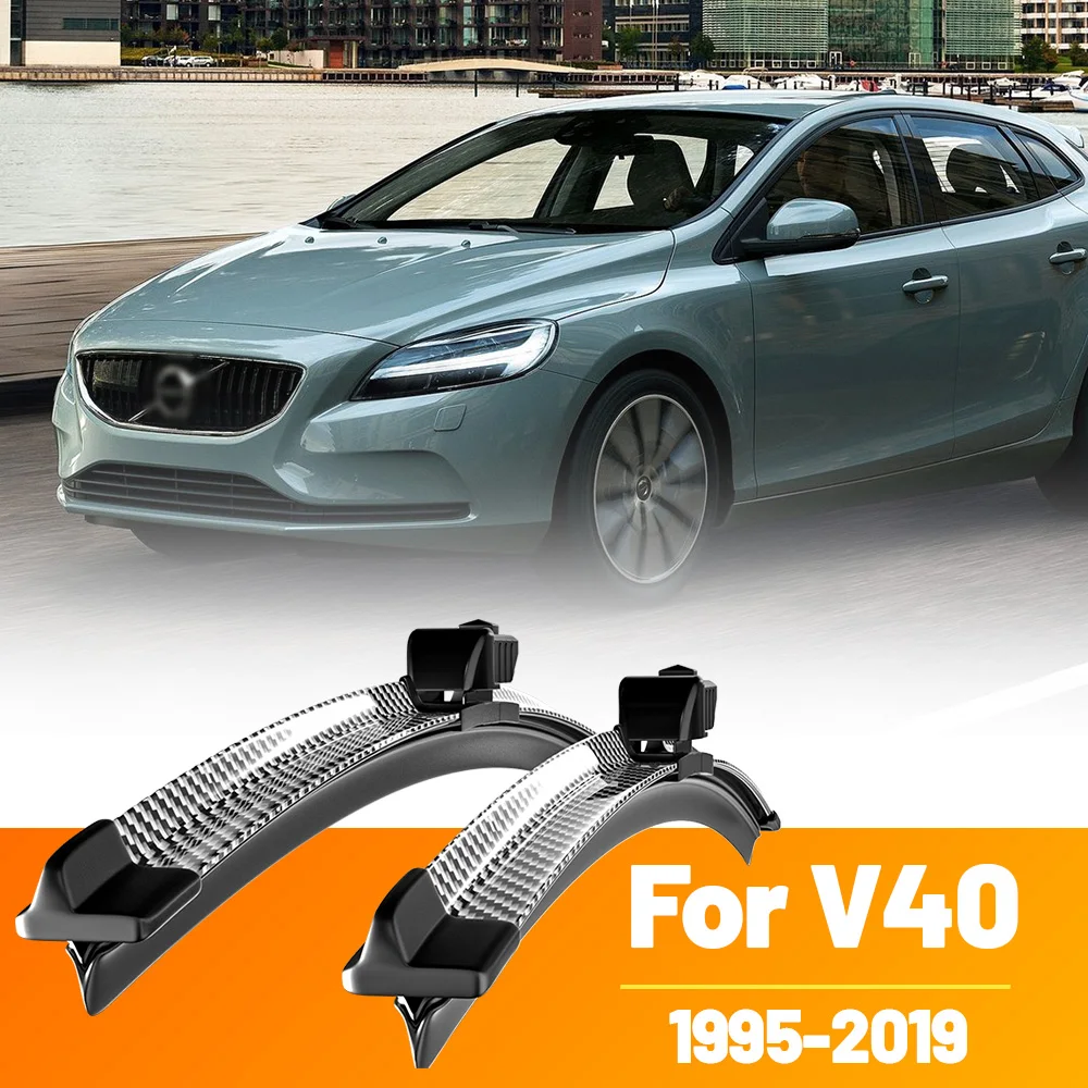 2 Stück Frontscheibenwischerblätter aus Kohlefaser für Volvo V40 1995-2019 2012 2013 2014 2015 2016 2017 2018.