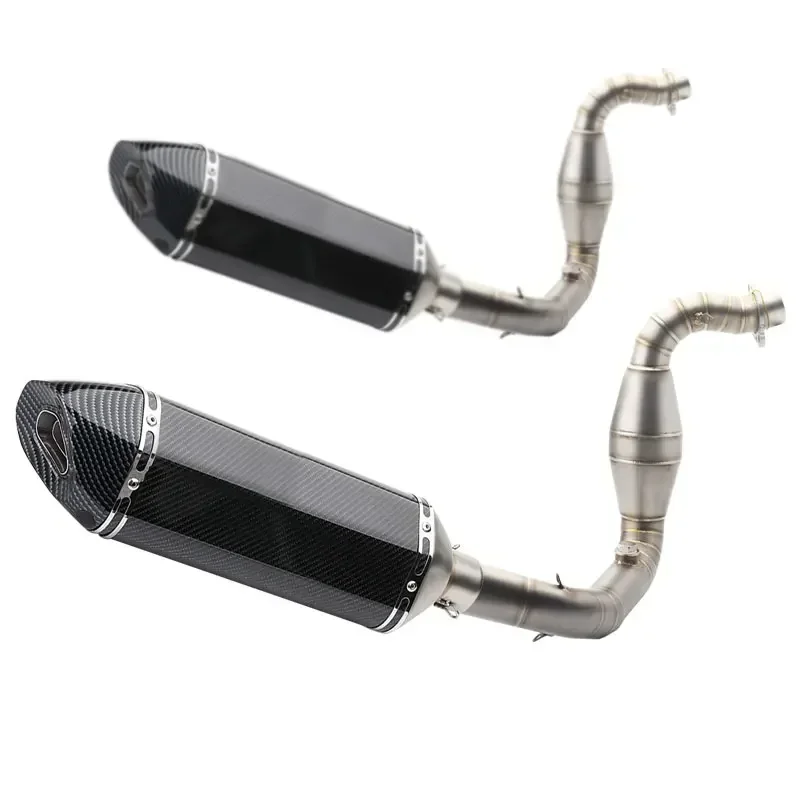 Full-section Titanium Alloy Exhaust in the Front Section of Backpressure Modified FOR BMW G310GS Motorcycle Sports Car