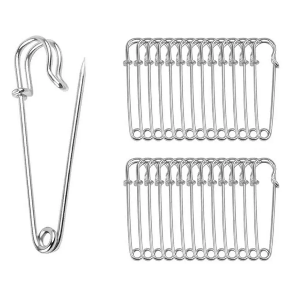 

Jewelry Stainless Steel Sewing Tools Safety Pins Large Safety Pin Needles Small Brooch For 38/45/50/55/60/65/70/75/80/100mm