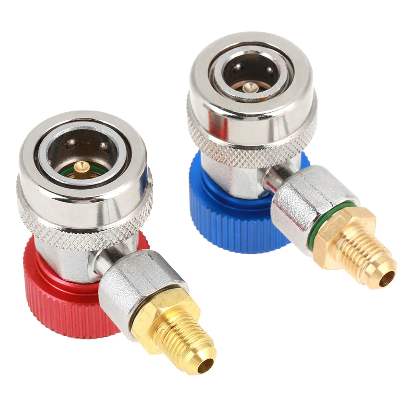 R134 A/C Low/High Quick Connector Air Conditioning Coupler Adapter with  High Low Coupler Adapter High Low Coupler Connector
