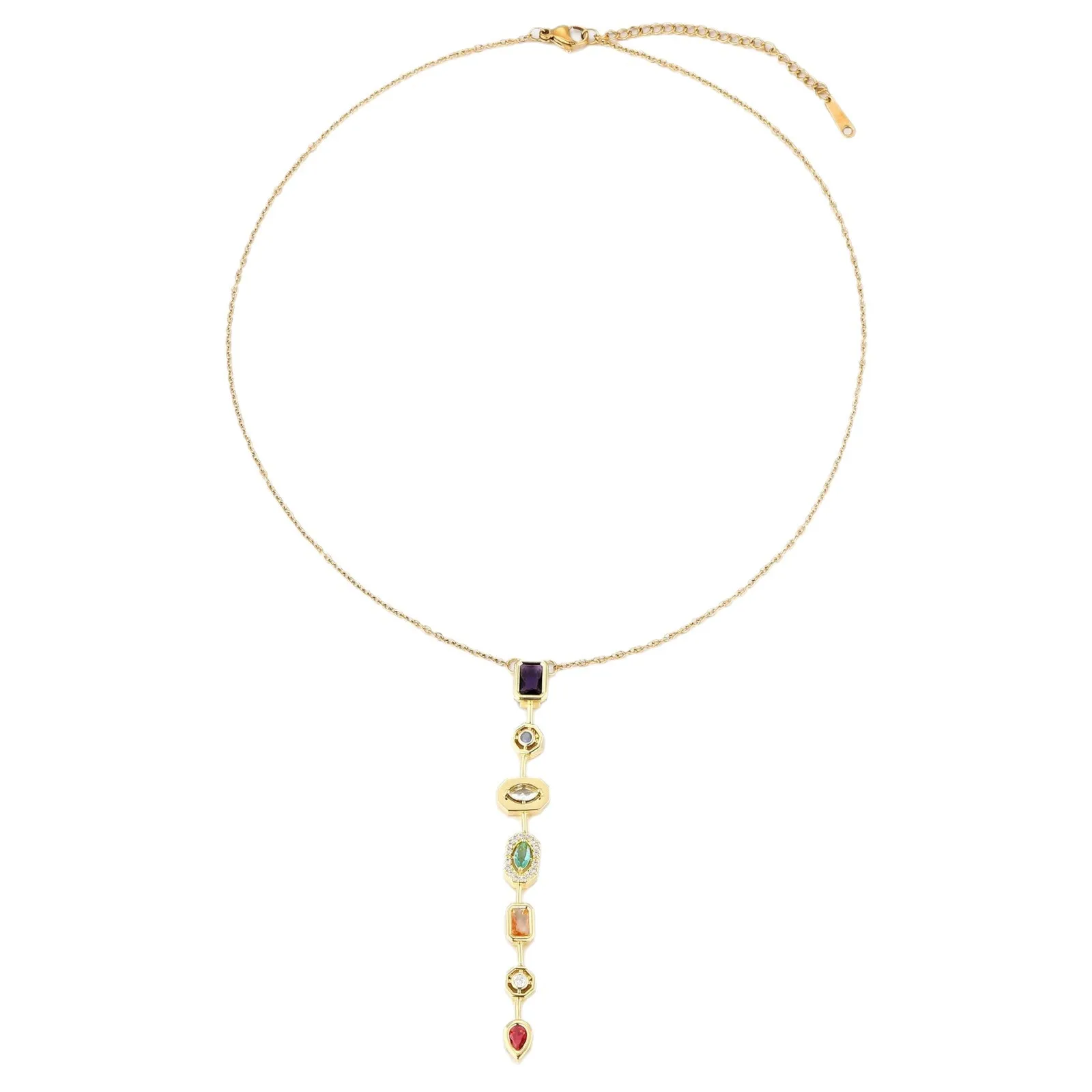 

Kitykiss retro court style flash diamond fringed collarbone chain, female light luxury temperament high-end necklace