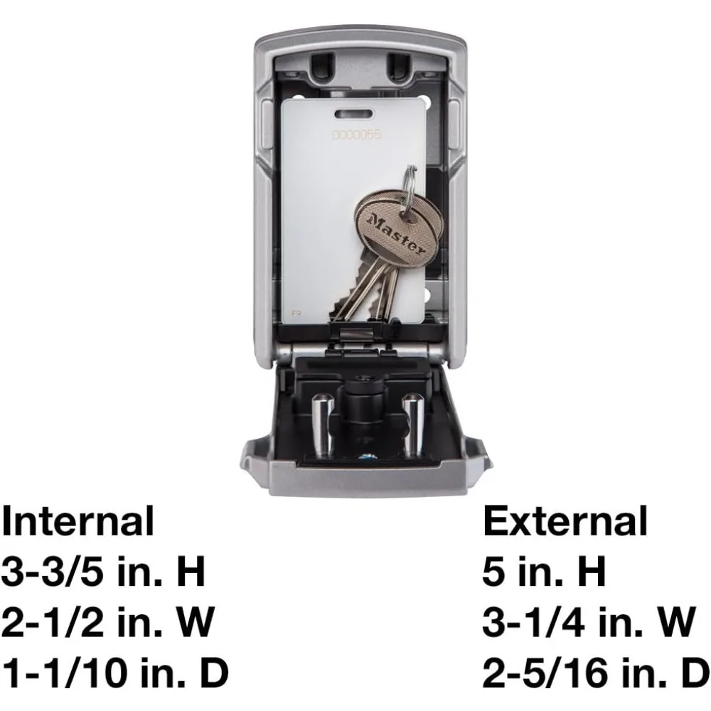 Caja fuerte de almacenamiento de llaves electrónicas con conectividad Bluetooth y acceso a aplicaciones móviles para una gestión segura de claves