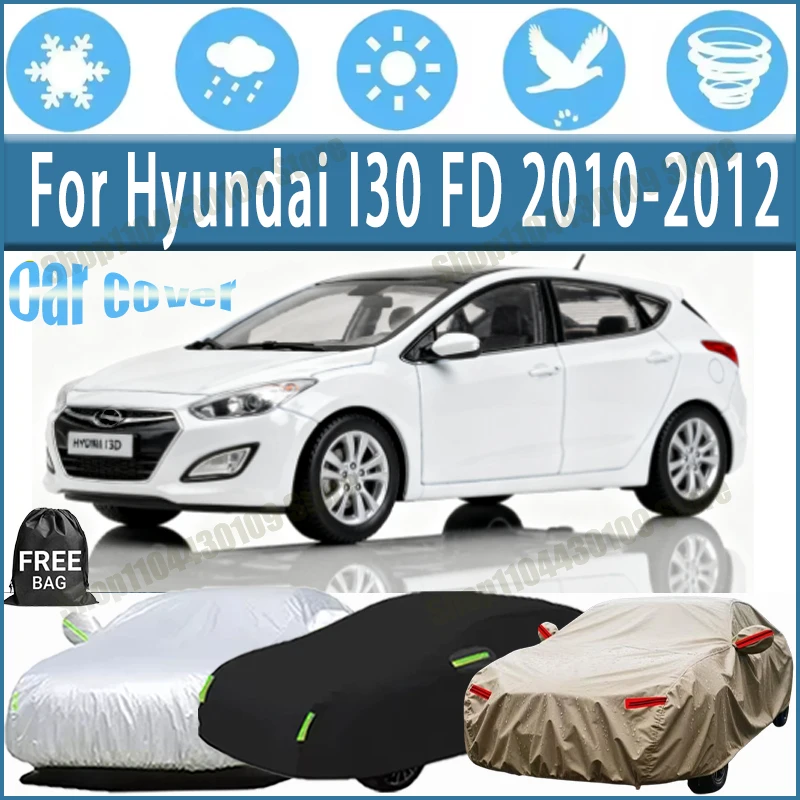 

Чехол для автомобиля Hyundai I30 FD 2010-2012, всесезонный, водонепроницаемый, снегозащитный, солнцезащитный, для зимы и лета