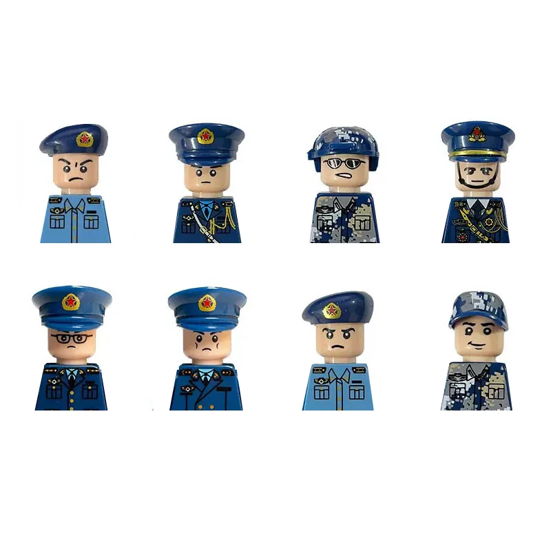 City Career 3D-Baustein-Puppen Spielzeug Cartoon-Charaktermodelle Mini-Actionfiguren Lernspielzeug Kindergeschenke
