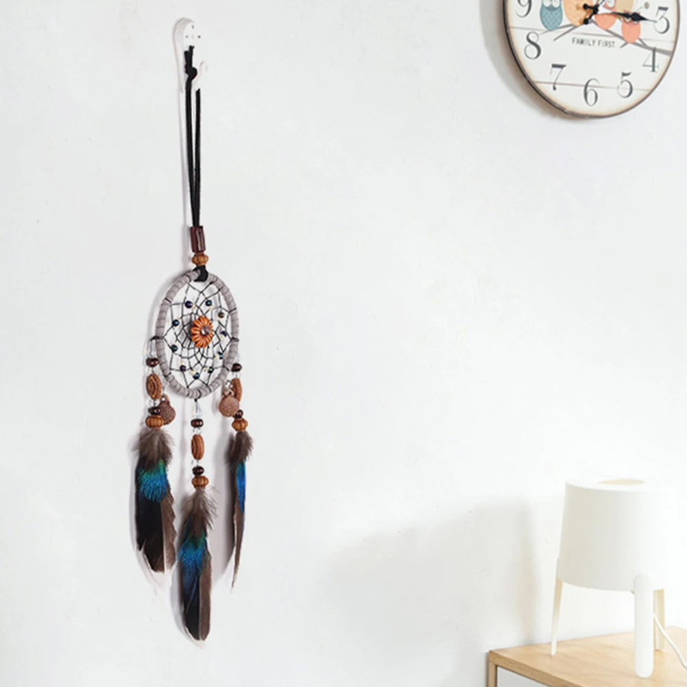 

2Pcs Plume Dreamcatcher Wall Hanging Decor Indoor Blessing Nightmares Protection Gift Wall Dream Catcher Dream Catcher