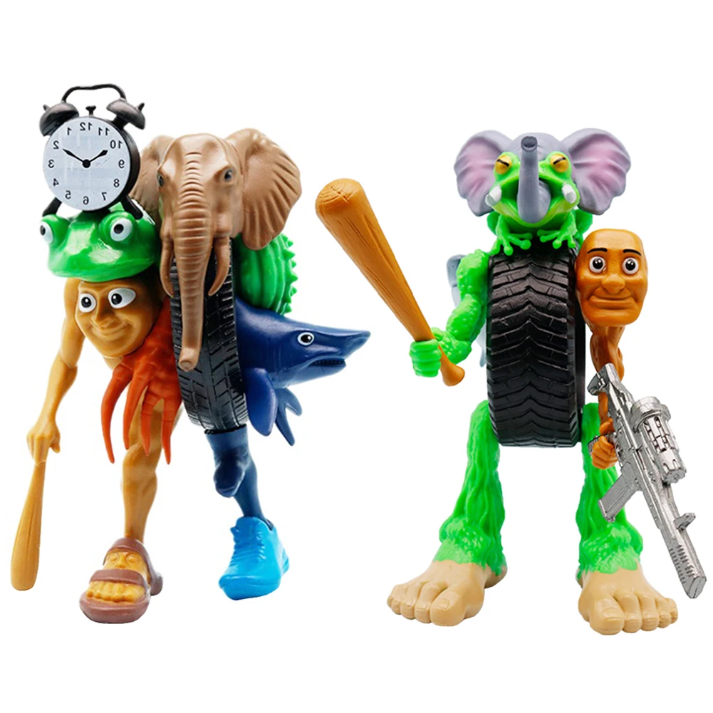 

Italian Brainrot AI Animals Tung Tung Tung Sahur Figure Tralalelo Tralala Figurine Doll Toy Desk Decoration Model Ornament Gift