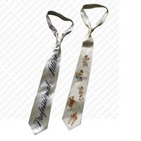 Y2K Lazy Neckties Unisex Simple Clip on Tie Security Uniform Shirt Suit Steward Matte Funeral 2000s Neck Ties Men Women Students