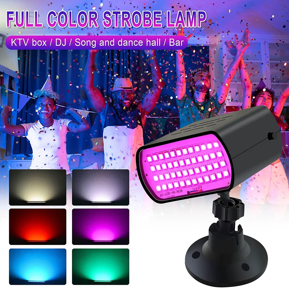 

48 LED bar DJ disco light RGB voice control party stage light wedding audience decorative lights Halloween Christmas lights