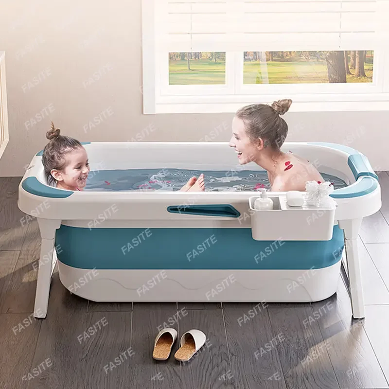 Anti Slip Mobile Bathtub Lid Cover Foldable Portable Adults Large Freestanding Bathtub Plastic Bucket Baignoire Bathroom Product