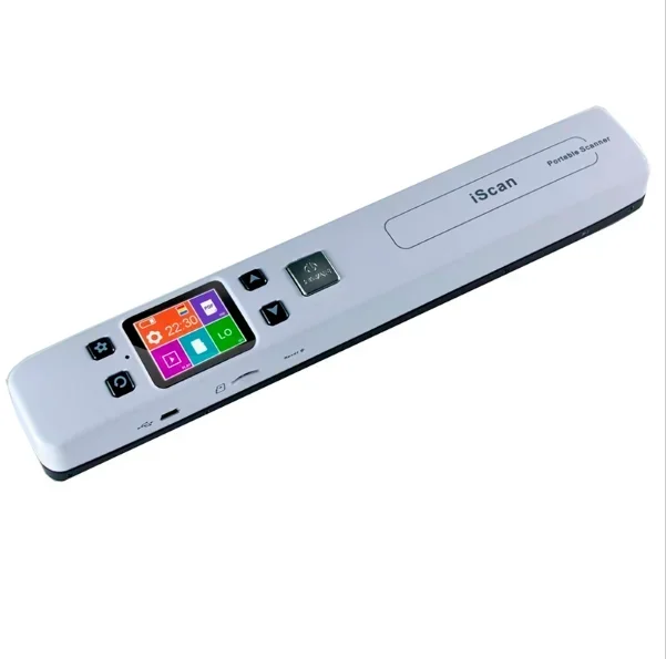 High Speed Portable Scanner A4 Size Document Scanner 1050DPI JPG/PDF Support 32G TF Card Mini Scanner Pen With Pre View PIcture