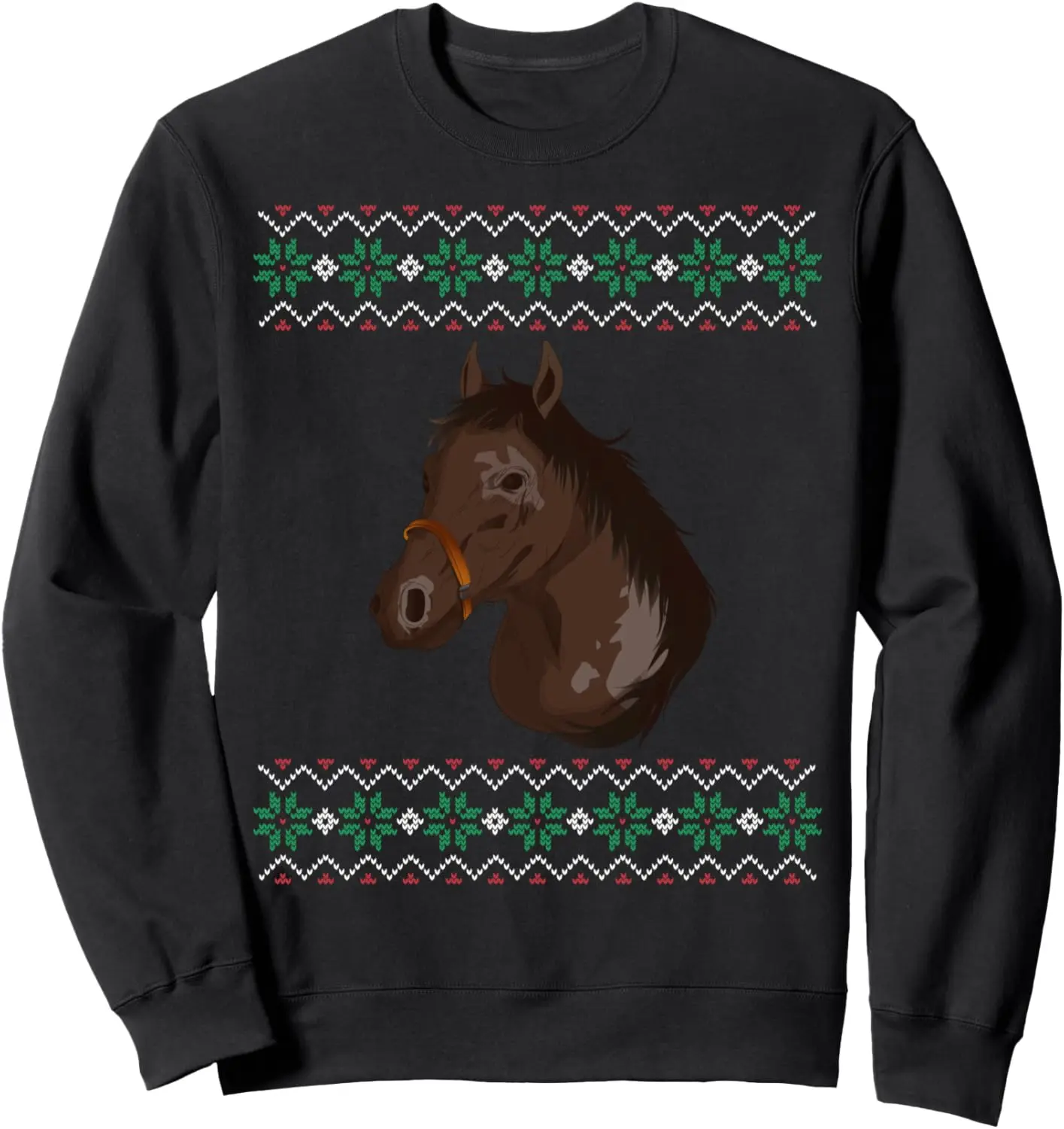 

Ugly Christmas Sweater Horse Ugly Sweater Horses Sweatshirt