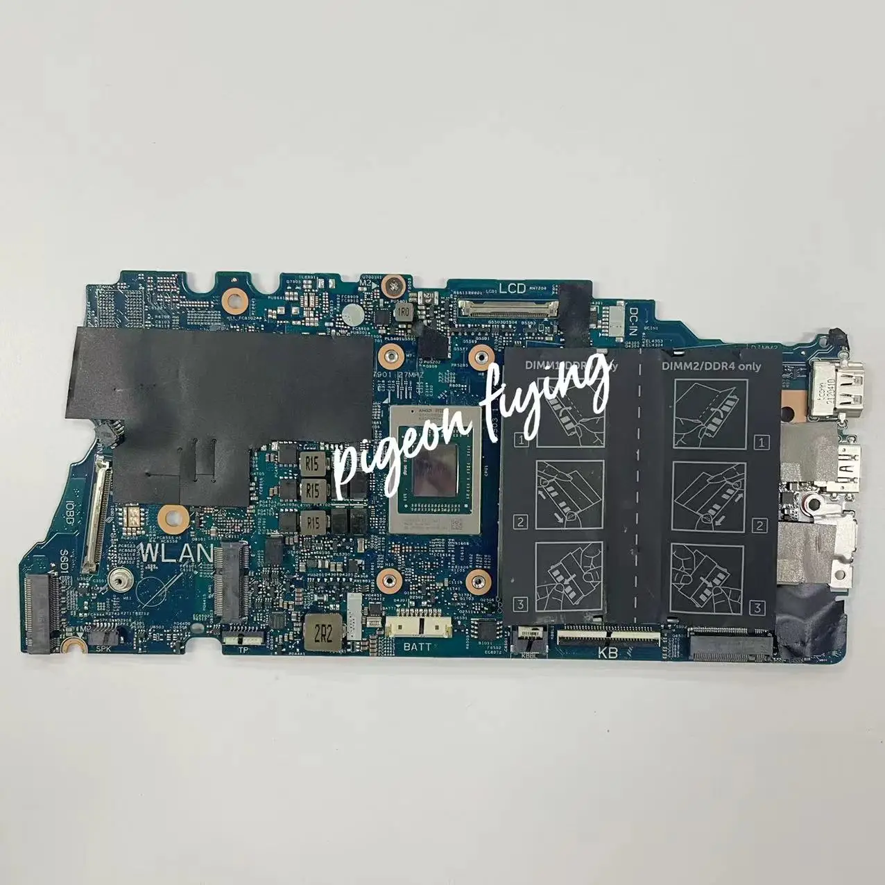 Imagem -03 - Placa-mãe do Portátil para Dell Inspiron 5405 5505 198521 Cpu: Ryzen 74700u Amd Uma Cn0gfprc Gfprc Gfprc 100 Teste ok