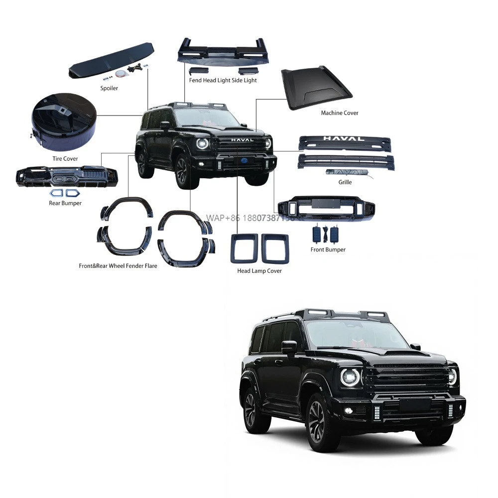 

Chinese Factory Independently Designs Body Kit for HAVAL H9 Spoiler Tire Cover Machine Cover